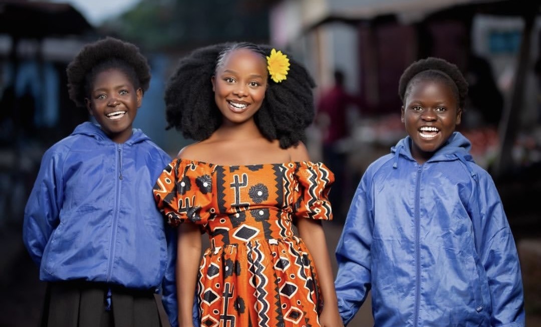 Group of joyful children smiling together